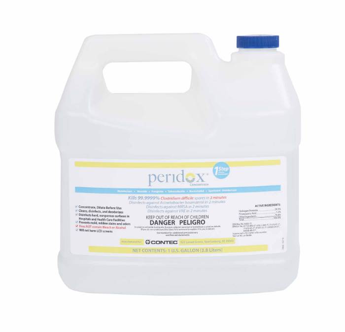 Contec Peridox Concentrate Disinfectant Cleaner