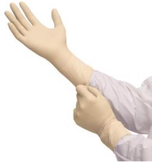 Sterile CR100 Latex Cleanroom Gloves